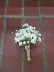 Baby's Breath Boutonniere from Carter's Flower Shop in Farmville, VA