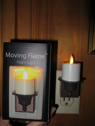 Liown Moving Flame Candle Night Lite from Carter's Flower Shop in Farmville, VA