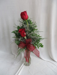 Double Rose Bud Vase from Carter's Flower Shop in Farmville, VA