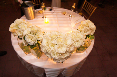 Bridal Bouquet Table Decor from Carter's Flower Shop in Farmville, VA