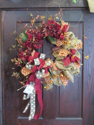 Fall Wreath 4 from Carter's Flower Shop in Farmville, VA