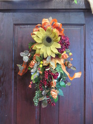 Fall Swag 2 from Carter's Flower Shop in Farmville, VA