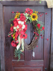 Fall Wreath 9 from Carter's Flower Shop in Farmville, VA