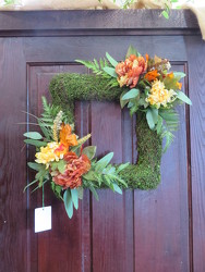 Fall Wreath 12 from Carter's Flower Shop in Farmville, VA