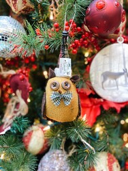 Owl Ornament  from Carter's Flower Shop in Farmville, VA