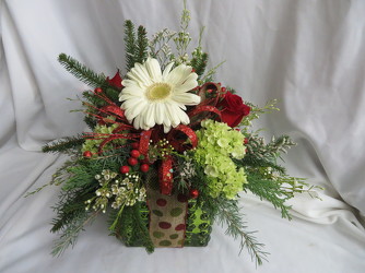 Christmas Present from Carter's Flower Shop in Farmville, VA