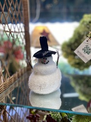 Medium Plop Snowman from Carter's Flower Shop in Farmville, VA