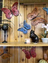 Metal Butterfly from Carter's Flower Shop in Farmville, VA