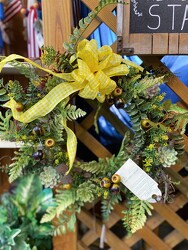 Silk Wreath 17 from Carter's Flower Shop in Farmville, VA
