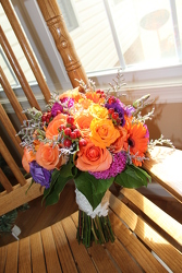 Bridal Bouquet Vibrant Burst 2 from Carter's Flower Shop in Farmville, VA