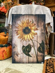 Sunflower Sign  from Carter's Flower Shop in Farmville, VA