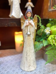Small Flute Angel  from Carter's Flower Shop in Farmville, VA