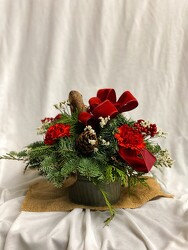 Lumberjack Christmas from Carter's Flower Shop in Farmville, VA