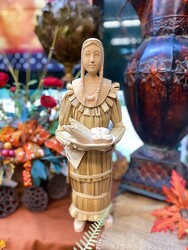 Woman Corn Husk Indian  from Carter's Flower Shop in Farmville, VA