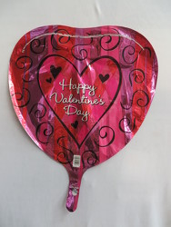 Happy Valentine's Day Mylar Balloon from Carter's Flower Shop in Farmville, VA