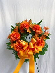 Fall Silk Wreath 4 from Carter's Flower Shop in Farmville, VA