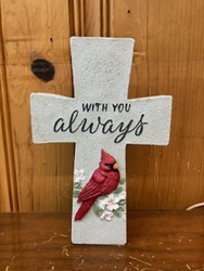 With You Always Cross from Carter's Flower Shop in Farmville, VA