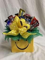 Smiley Face Candy Bouquet from Carter's Flower Shop in Farmville, VA