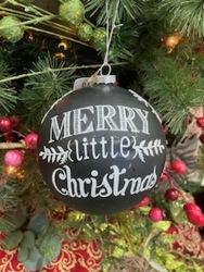Merry Little Christmas Ornament from Carter's Flower Shop in Farmville, VA