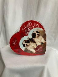 5 Piece Russell Stover Heart Chocolates from Carter's Flower Shop in Farmville, VA