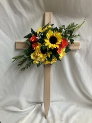 Wooden Cross 3 from Carter's Flower Shop in Farmville, VA
