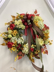 Fall Wreath 2 from Carter's Flower Shop in Farmville, VA