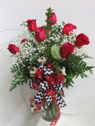 A Dozen Red Roses from Carter's Flower Shop in Farmville, VA