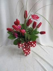 Kiss my Tulips from Carter's Flower Shop in Farmville, VA